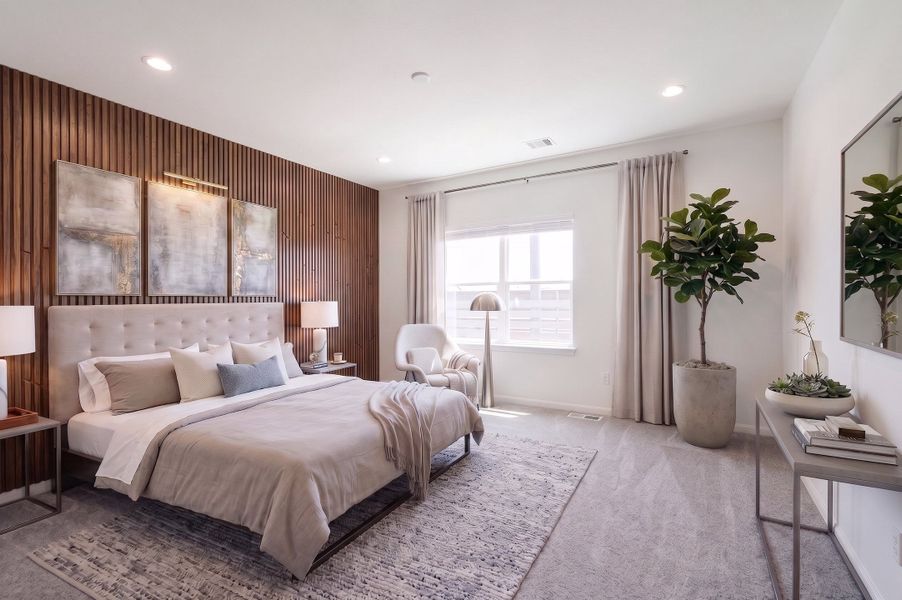 Representative furnished interior of a home built from the Ruby by CastleRock Communities in La Terra, Celina (Image 8).