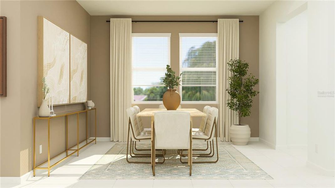 Furnished interior view inside a new home in , Groveland (Image 10).