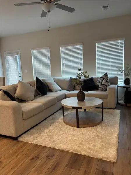 Furnished interior view inside a new home in , Hoschton (Image 10).