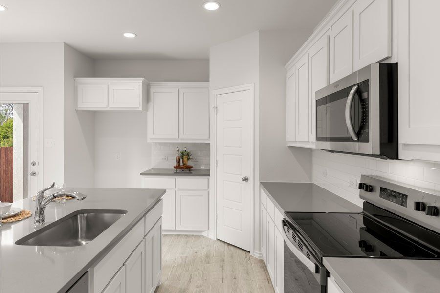 Representative exterior photo of a completed home built from the Willow by Impression Homes in Bryant Farms, Melissa, TX (Image 8). Representative exterior photo of a completed home built from the Willow by Impression Homes in Bryant Farms, Melissa, TX (Image 8).