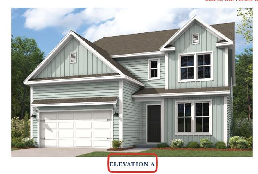 Front exterior of a new home in Cherrywood Estates, Summerville, SC, highlighting curb appeal (Image 25).