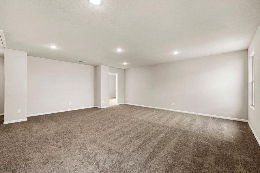 Spacious, unfurnished interior of a new home in Patterson Ranch, Georgetown (Image 30). Spacious, unfurnished interior of a new home in Patterson Ranch, Georgetown (Image 30).