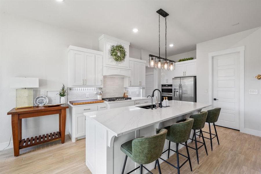 Furnished interior view inside a new home in Pecan Plantation, Granbury (Image 16).