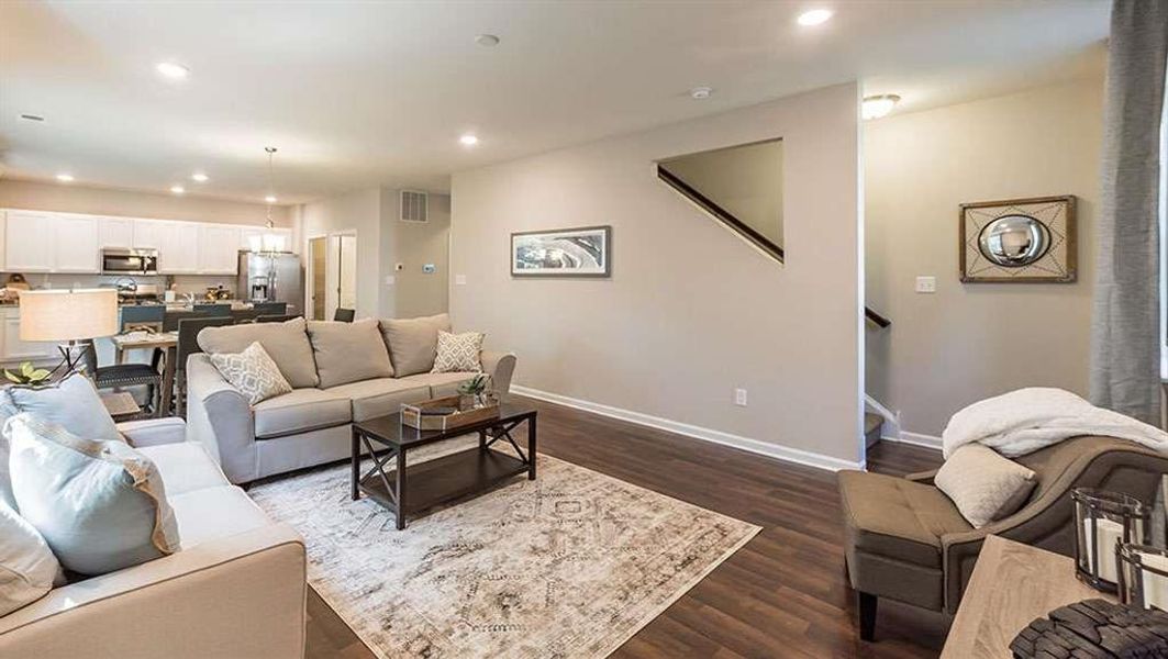 Furnished interior view inside a new home in Jackson Landing, Jefferson (Image 30).