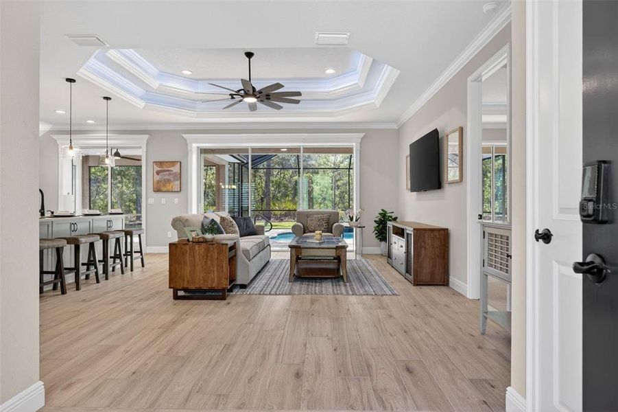Furnished interior view inside a new home in , Beverly Hills (Image 6).