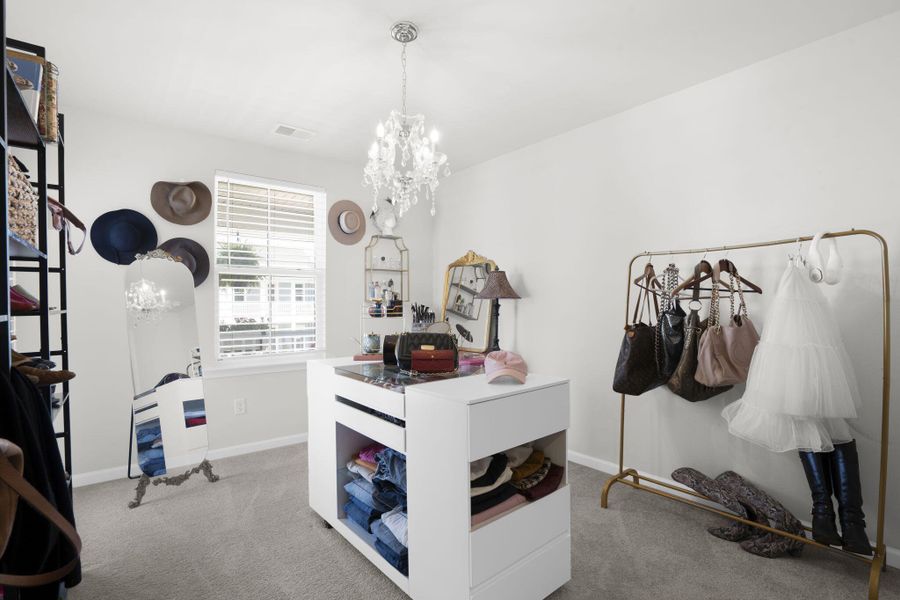 Furnished interior view inside a new home in Sweetgrass at Summers Corner, Summerville (Image 9).