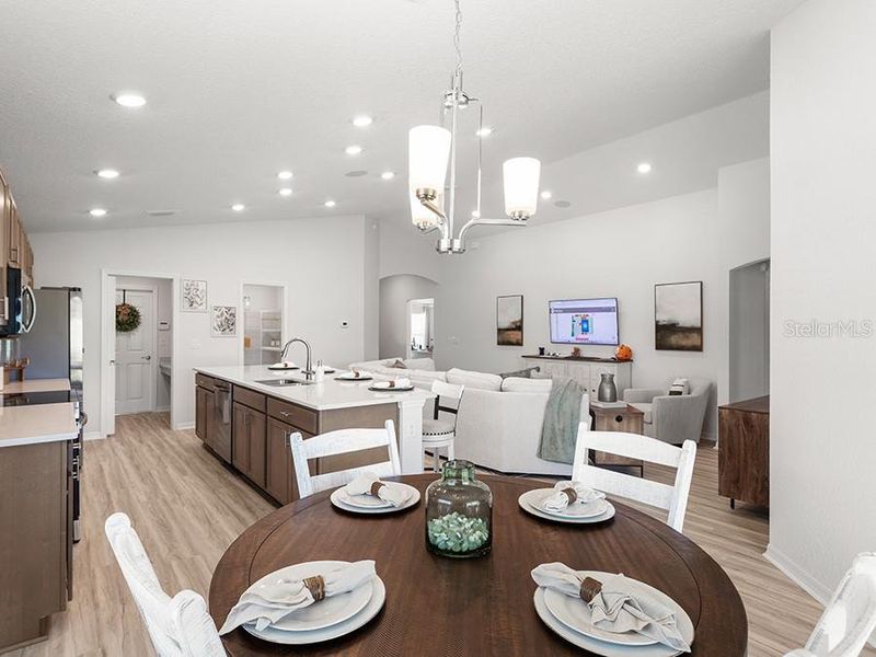 Furnished interior view inside a new home in Vista Trace, Belleview (Image 4).