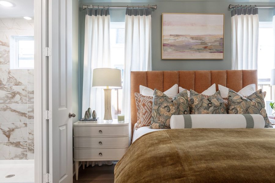 Representative Primary Bedroom - some options shown