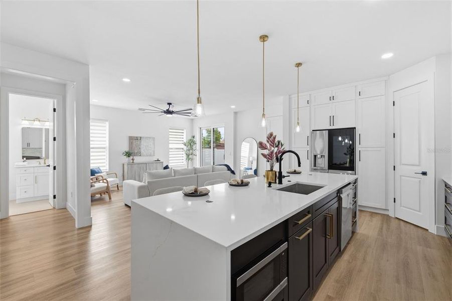 Furnished interior view inside a new home in , Tampa (Image 13).