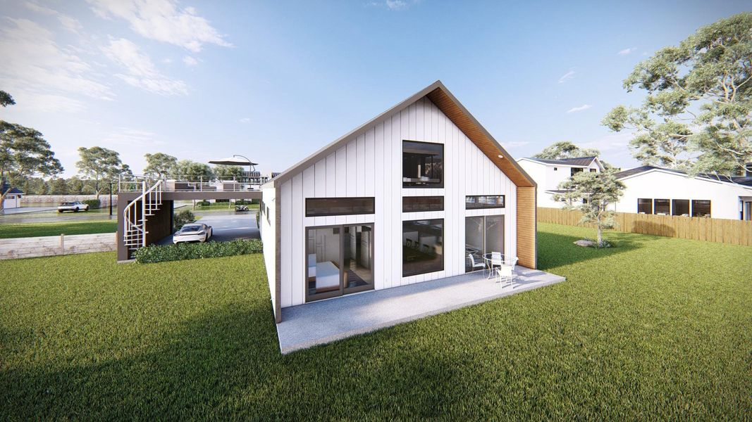 View of outdoor structure