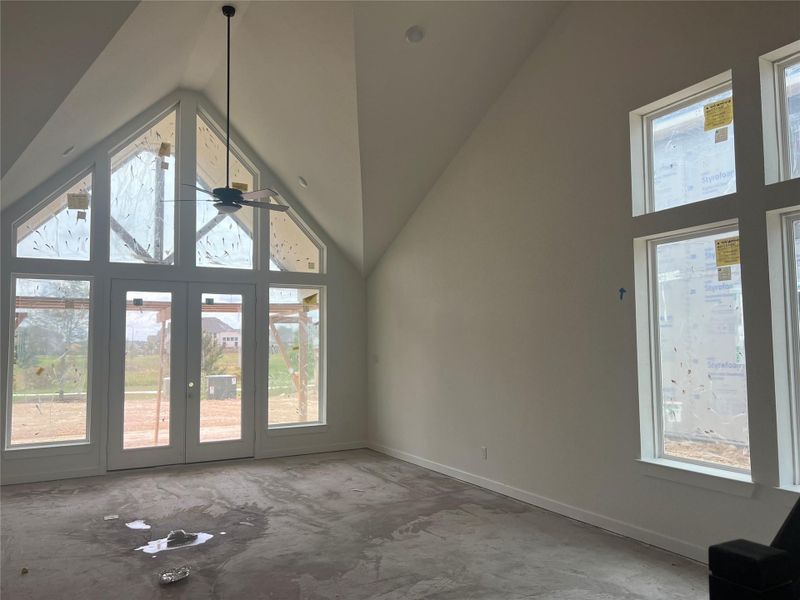 In-progress construction of a new home in Elyson 45' & 70', Katy, TX (Image 13).