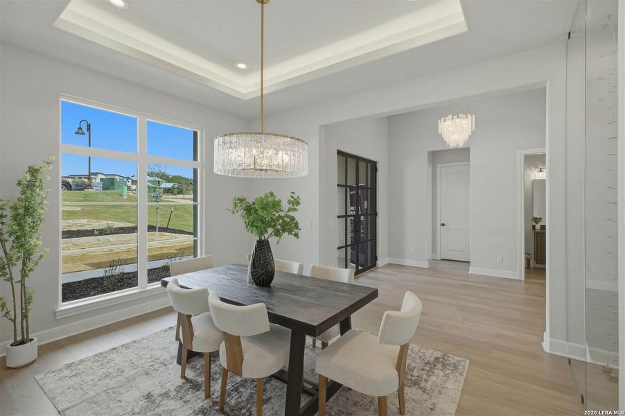 Furnished interior view inside a new home in , San Antonio (Image 31).