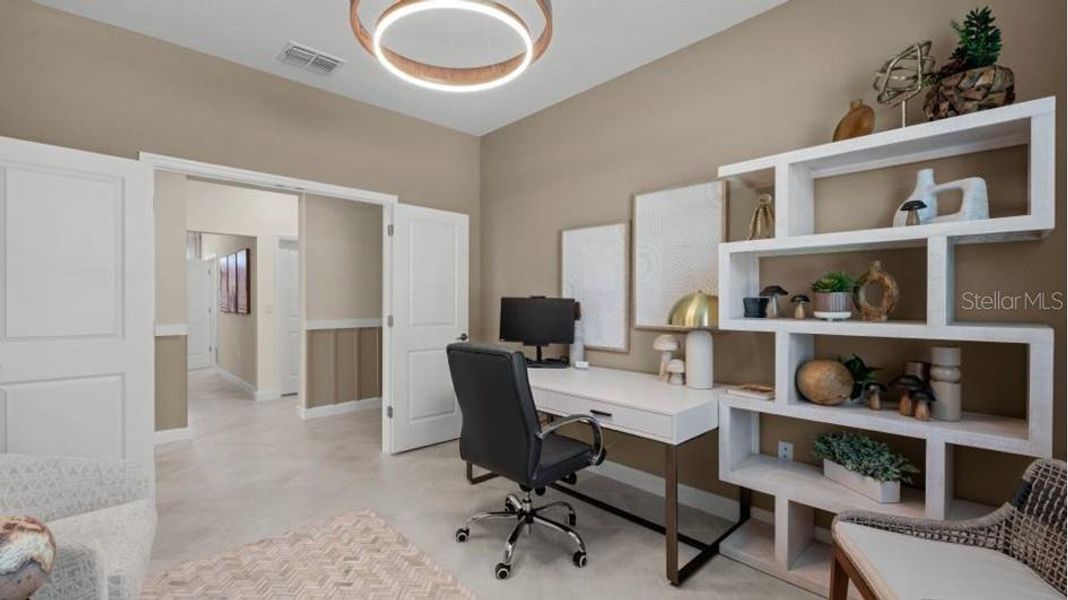 Furnished interior view inside a new home in Rye Ranch, Parrish (Image 29).