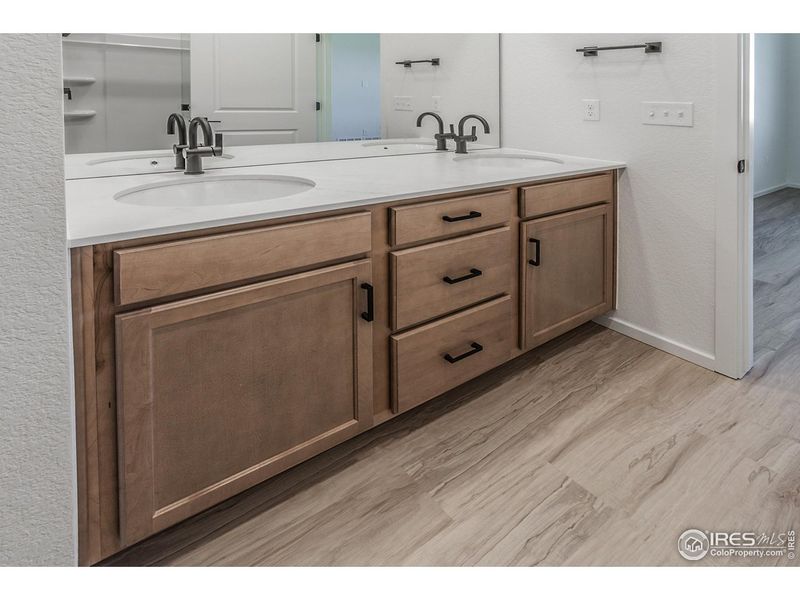 Close-up of interior finishes inside a home in Bloom Trailblazer Collection - Single Family Homes, Fort Collins (Image 17).