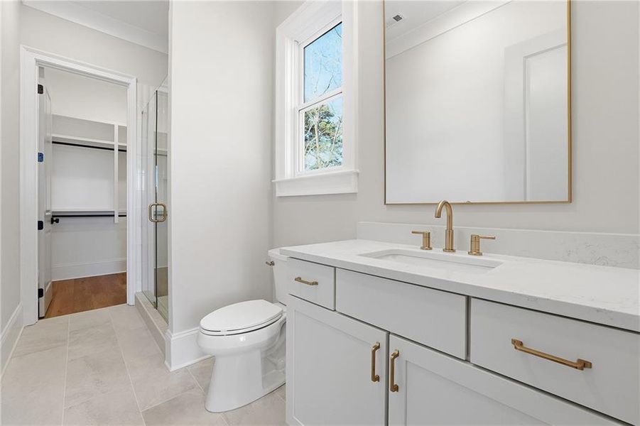 Furnished interior view inside a new home in , Marietta (Image 10).