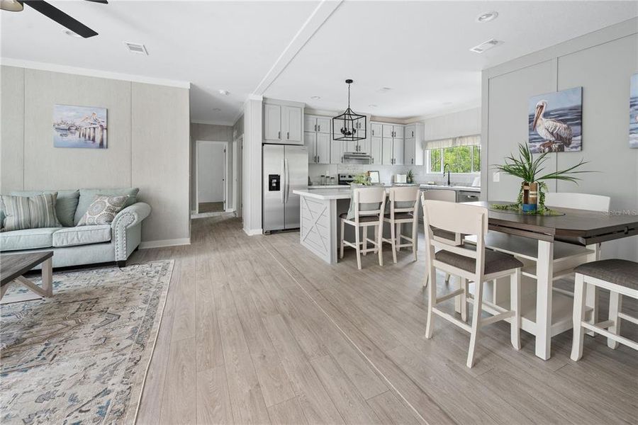 Furnished interior view inside a new home in , Starke (Image 10).