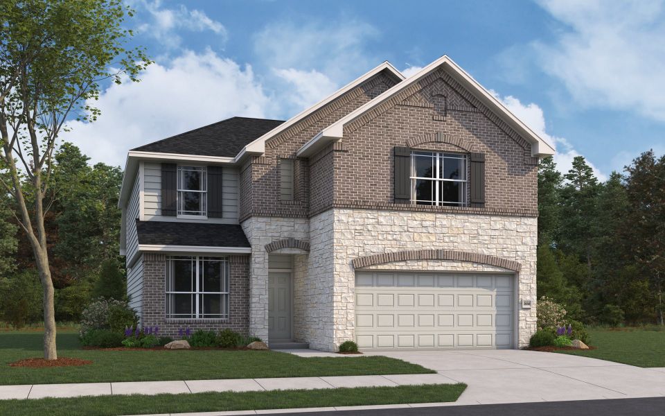 Hamilton - Elevation E - Color Scheme 5