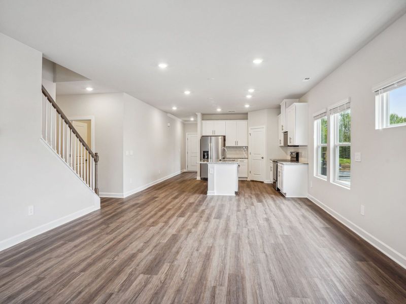 Our open-concept floorplan makes hosting a breeze.