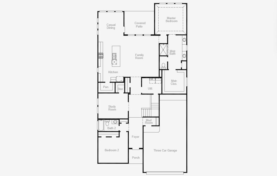 2D floor plan layout for the Schertz by Coventry Homes in Highland Village 50' and 55', Georgetown, TX (Image 30). 2D floor plan layout for the Schertz by Coventry Homes in Highland Village 50' and 55', Georgetown, TX (Image 30).