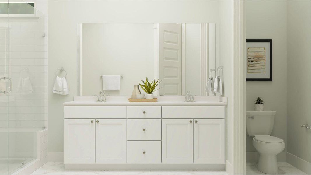 Furnished interior view inside a new home in Carnes Crossroads: Coastal Collection, Summerville (Image 2).