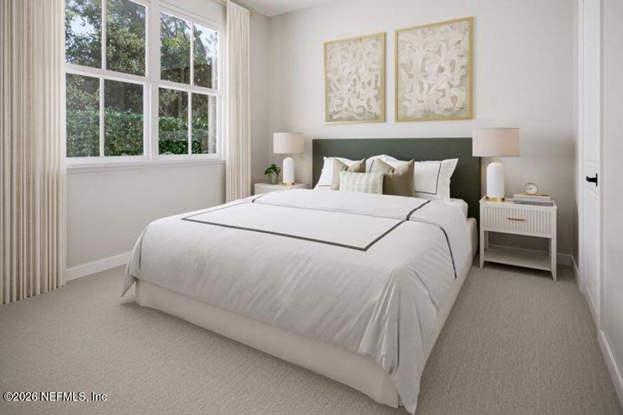 Furnished interior view inside a new home in Seminole Palms Single-Family Homes, Palm Coast (Image 8).