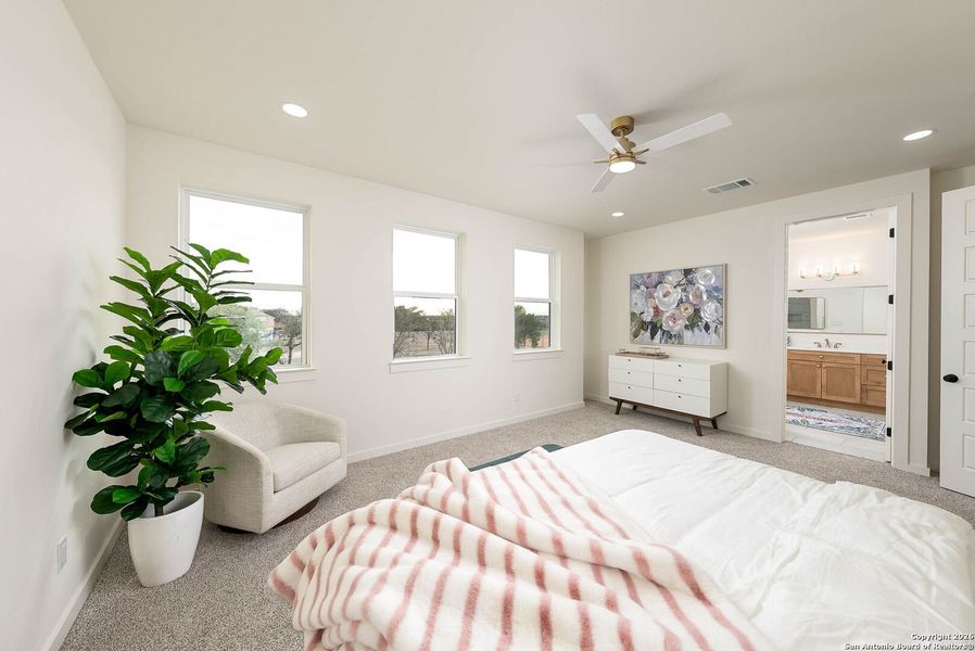 Furnished interior view inside a new home in , San Antonio (Image 13).