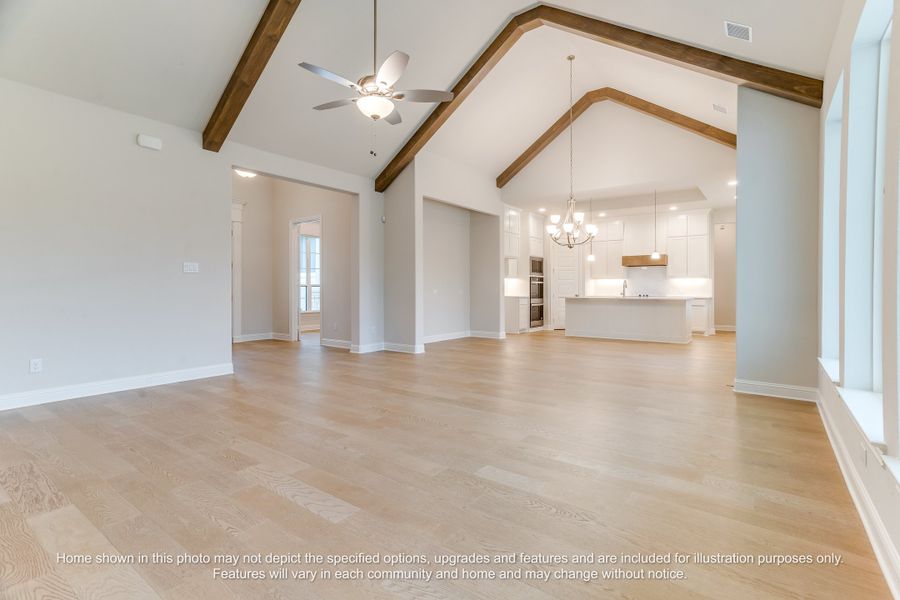 Spacious, unfurnished interior of a new home in Valor Estates, Temple (Image 5). Spacious, unfurnished interior of a new home in Valor Estates, Temple (Image 5).