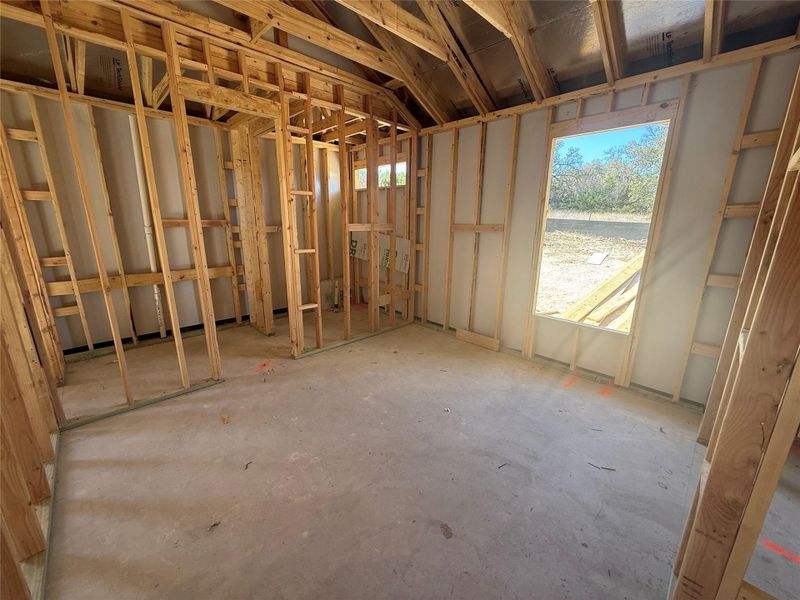 In-progress construction of a new home in Provence, Austin, TX (Image 32).