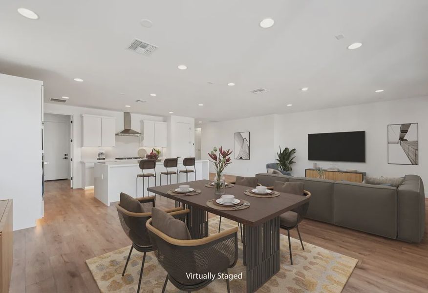 Virtually Staged Great Room - 8 of 14