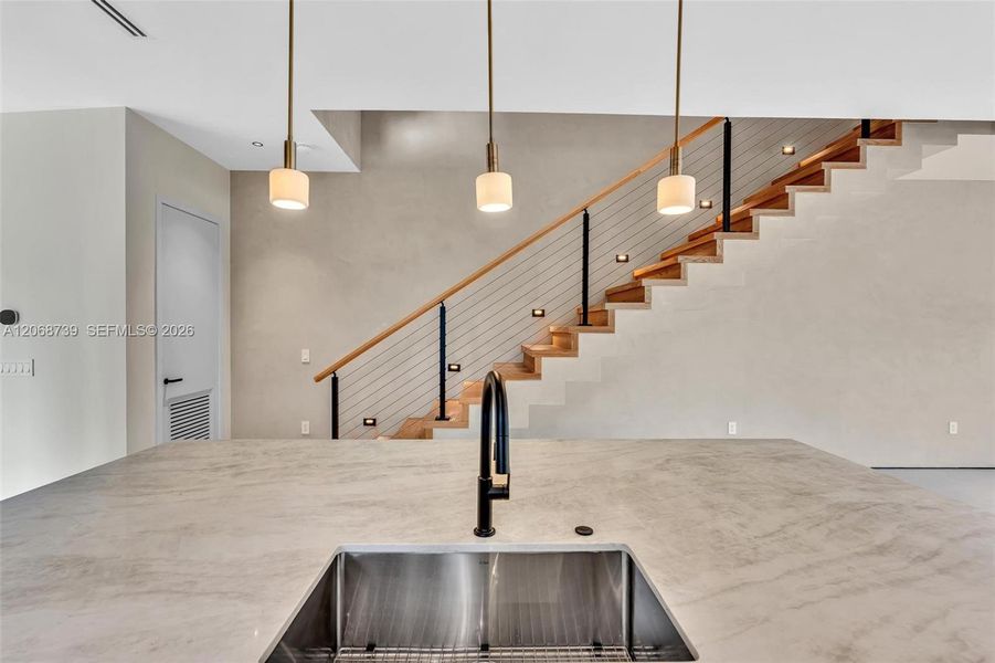 Close-up of interior finishes inside a home in , Miami (Image 20).