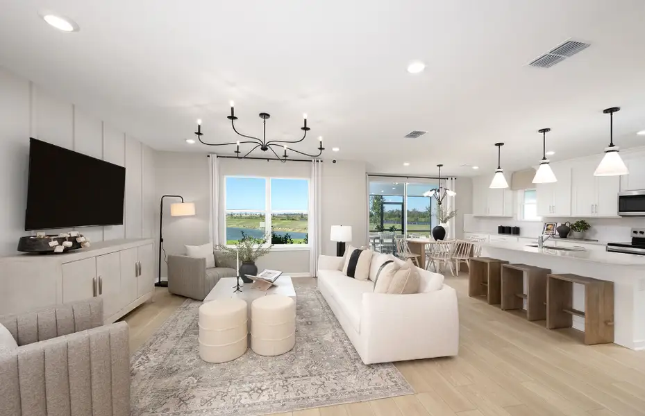 Furnished interior view inside a new home in Seaire, Parrish (Image 9).