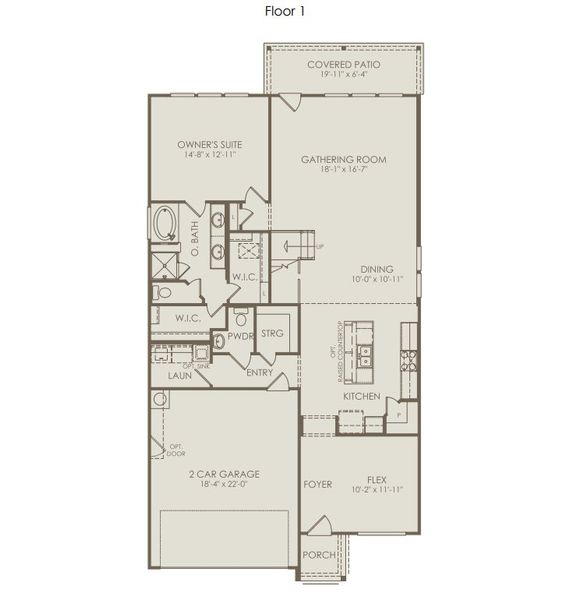 2D floor plan layout for the Puma by Pulte Homes in Nopal Valley, San Antonio, TX (Image 3). 2D floor plan layout for the Puma by Pulte Homes in Nopal Valley, San Antonio, TX (Image 3).