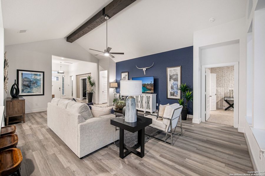 Furnished interior view inside a new home in Stillwater Ranch, San Antonio (Image 5).