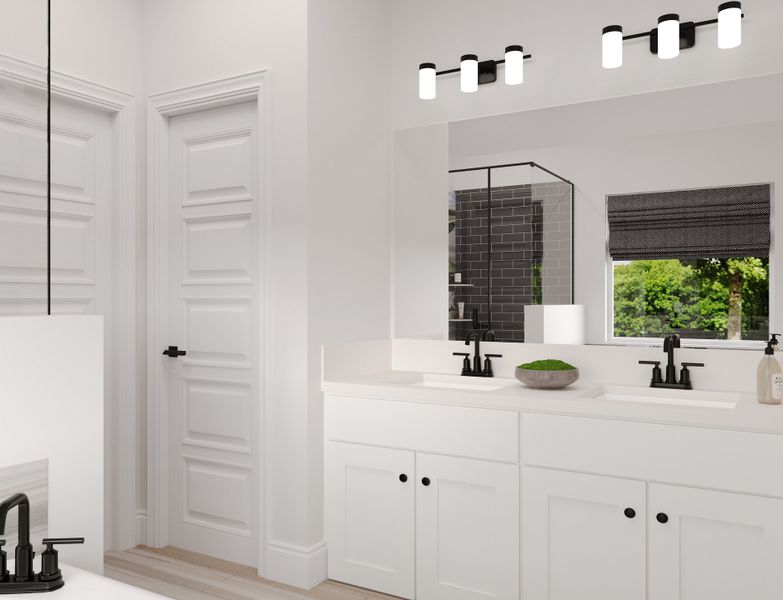 Representative furnished interior of a home built from the Daisy by Beazer Homes in Saratoga: Fields 40', Aubrey (Image 6). Representative furnished interior of a home built from the Daisy by Beazer Homes in Saratoga: Fields 40', Aubrey (Image 6).