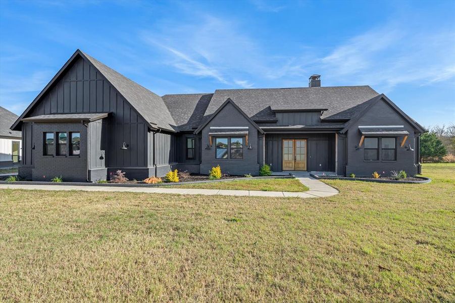 Front exterior of a new home in , Canton, TX, highlighting curb appeal (Image 23). Front exterior of a new home in , Canton, TX, highlighting curb appeal (Image 23).