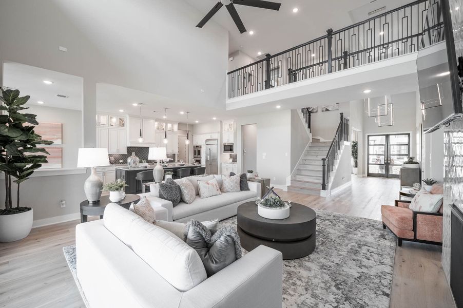 Representative furnished interior of a home built from the Casoria by Tri Pointe Homes in The Estates at James Lane, Fulshear (Image 10).