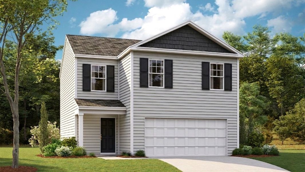 Representative exterior photo of a completed home built from the Bennet by D.R. Horton in Johnson Farms, Greeneville, TN (Image 19).
