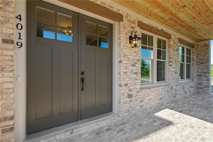 Exterior details and patio area of a home in , Woodstock (Image 2).