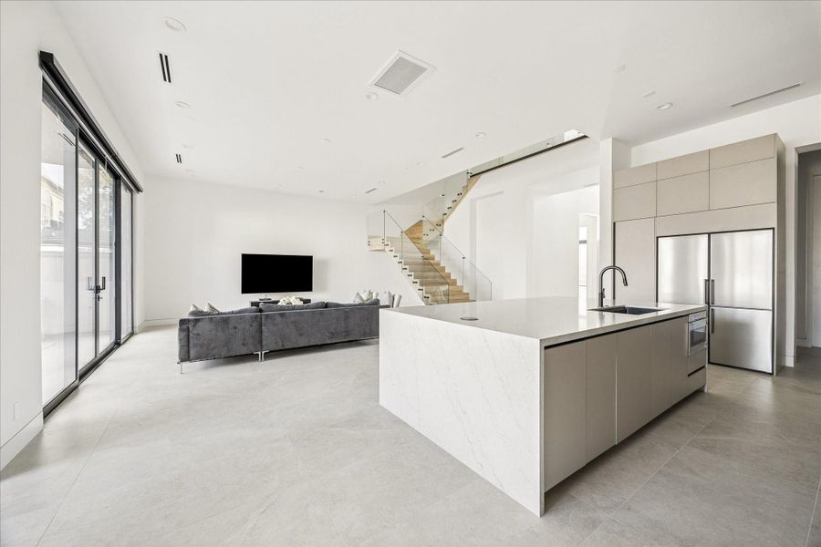 The home is equipped with 8 wide cameras for exta security.