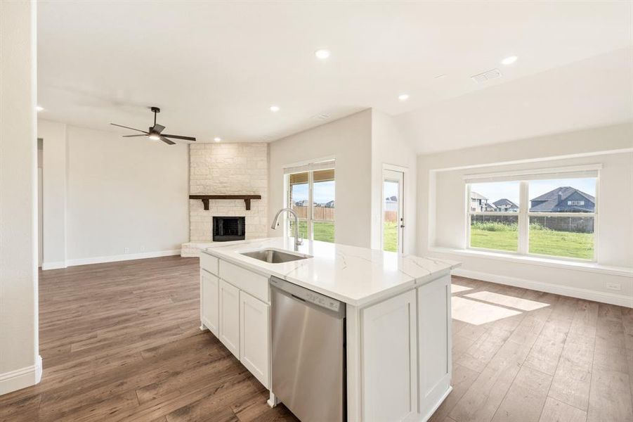 Furnished interior view inside a new home in Coyote Crossing, Godley (Image 15). Furnished interior view inside a new home in Coyote Crossing, Godley (Image 15).