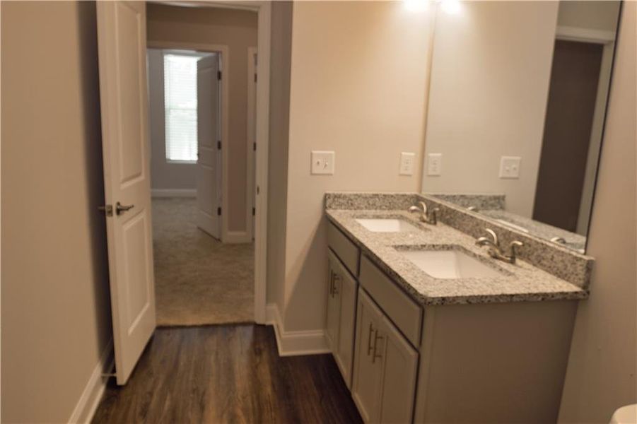 Furnished interior view inside a new home in Morning Creek Forest, South Fulton (Image 6).