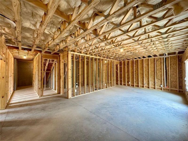 In-progress construction of a new home in , Lula, GA (Image 22).