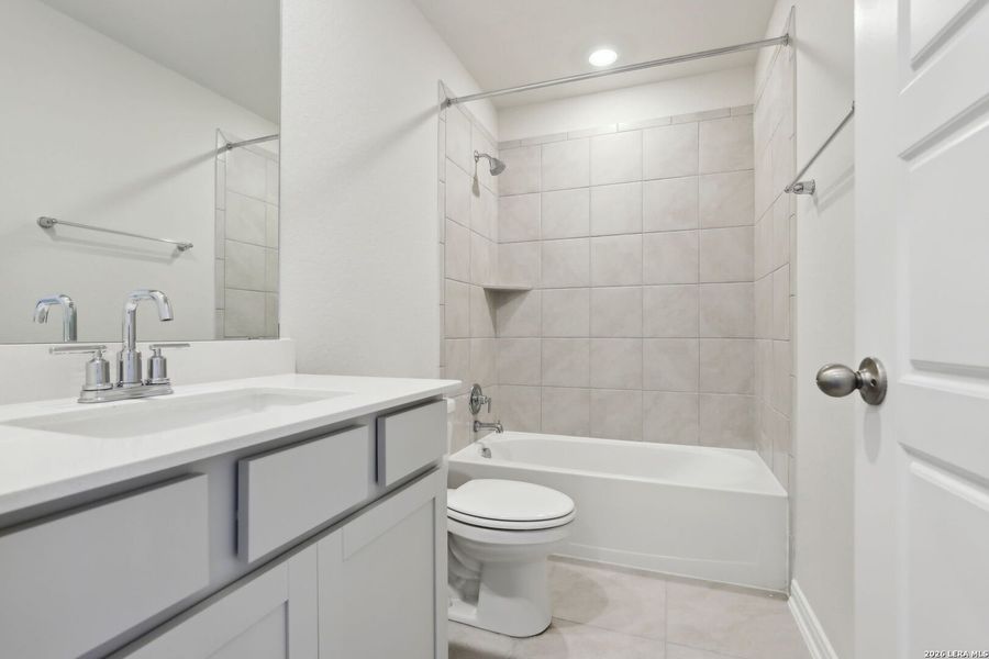 Furnished interior view inside a new home in Legendary Trails - Classic Series, Cibolo (Image 14).