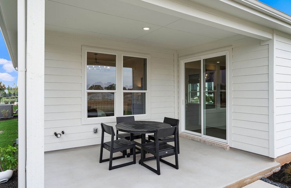 Representative exterior details of a home built from the Compass by Del Webb in Sun City Texas, Georgetown (Image 3).