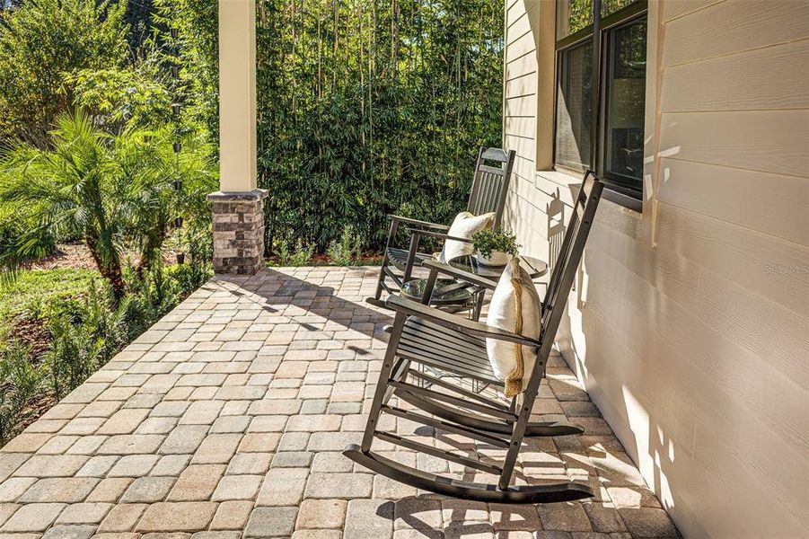 Exterior details and patio area of a home in , Lakeland (Image 33).