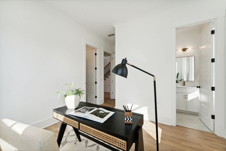Representative furnished interior of a home built from the Edisto by Homes by Dickerson in Charleston Proper, Charleston (Image 8).