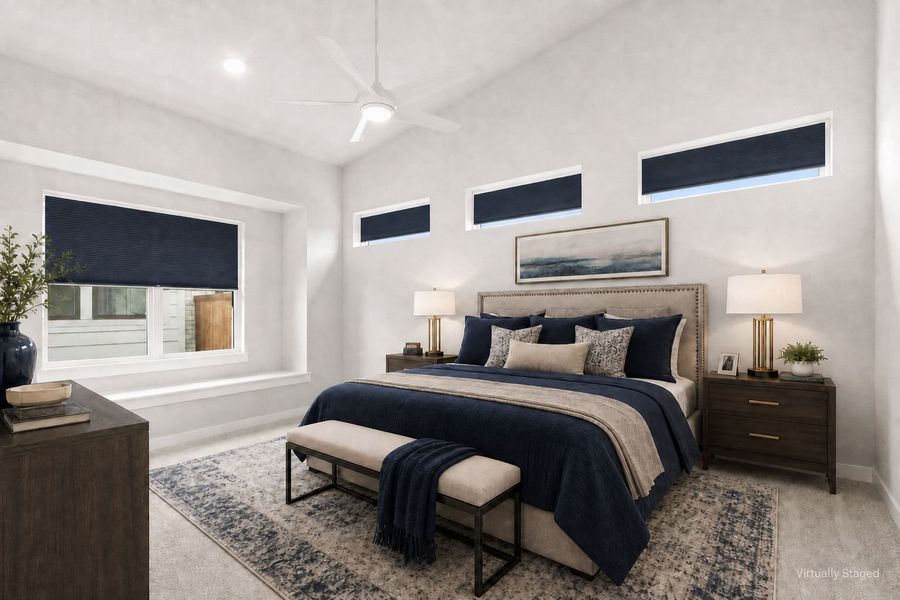 Furnished interior view inside a new home in Willow Grove Single-Family Homes, Melissa (Image 12). Furnished interior view inside a new home in Willow Grove Single-Family Homes, Melissa (Image 12).