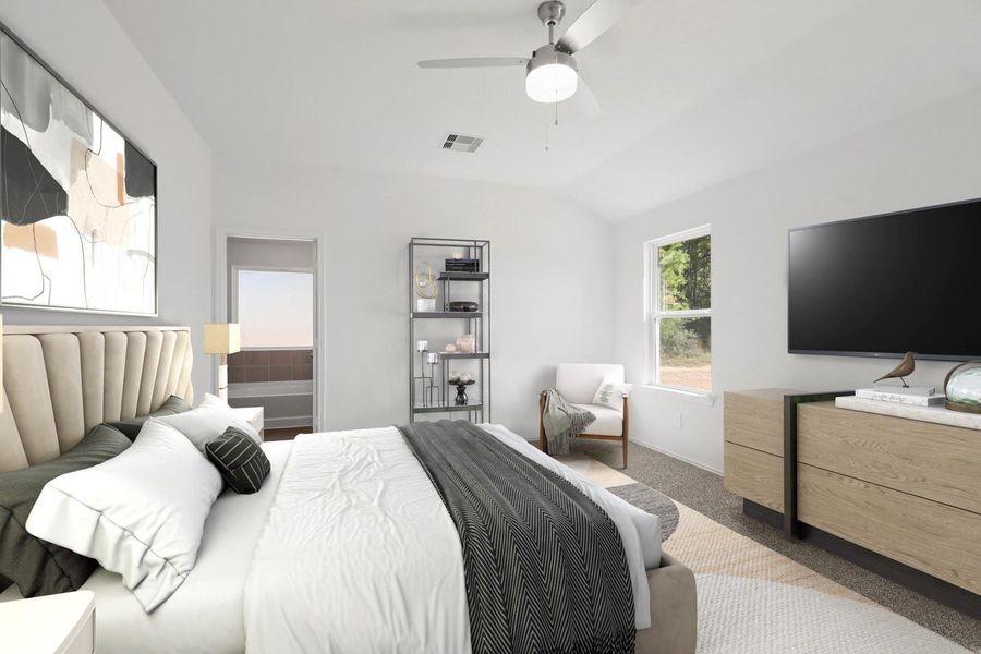 Furnished interior view inside a new home in Medina, Dayton (Image 4).