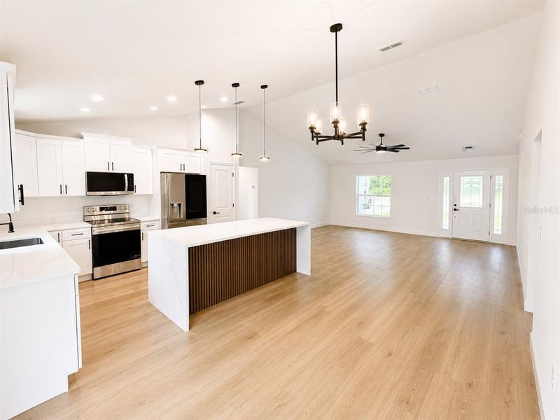 Furnished interior view inside a new home in , Ocala (Image 5).