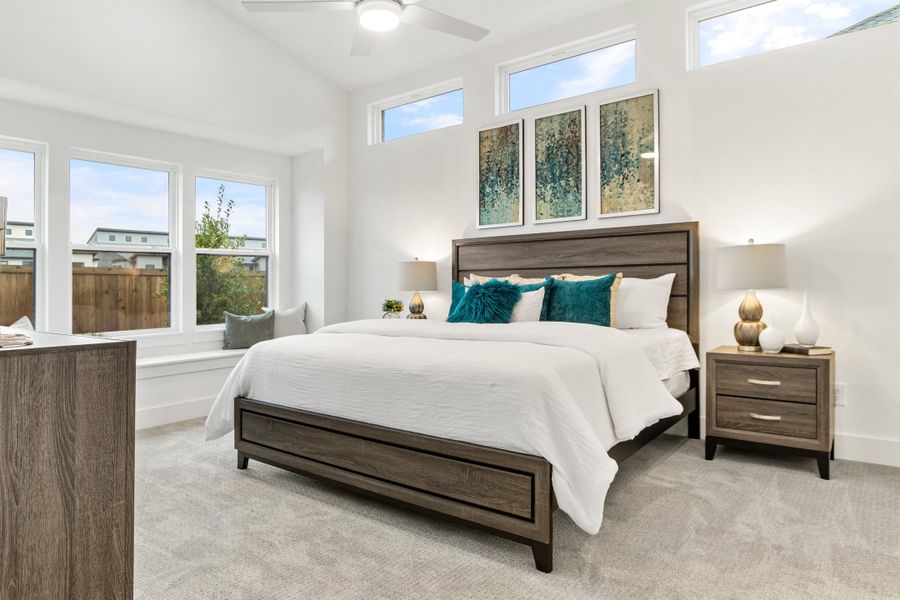 Representative furnished interior of a home built from the Hickory by Grenadier Homes in Willow Grove Single-Family Homes, Melissa (Image 4).